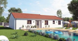 Modele de maison Bruyere back angle