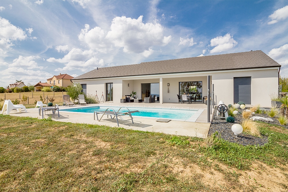 Maison Moderne Avec Piscine En Bourgogne