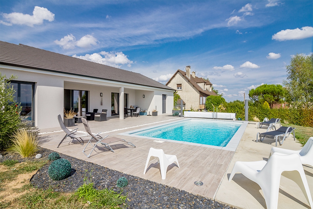 Maison Moderne Avec Piscine En Bourgogne